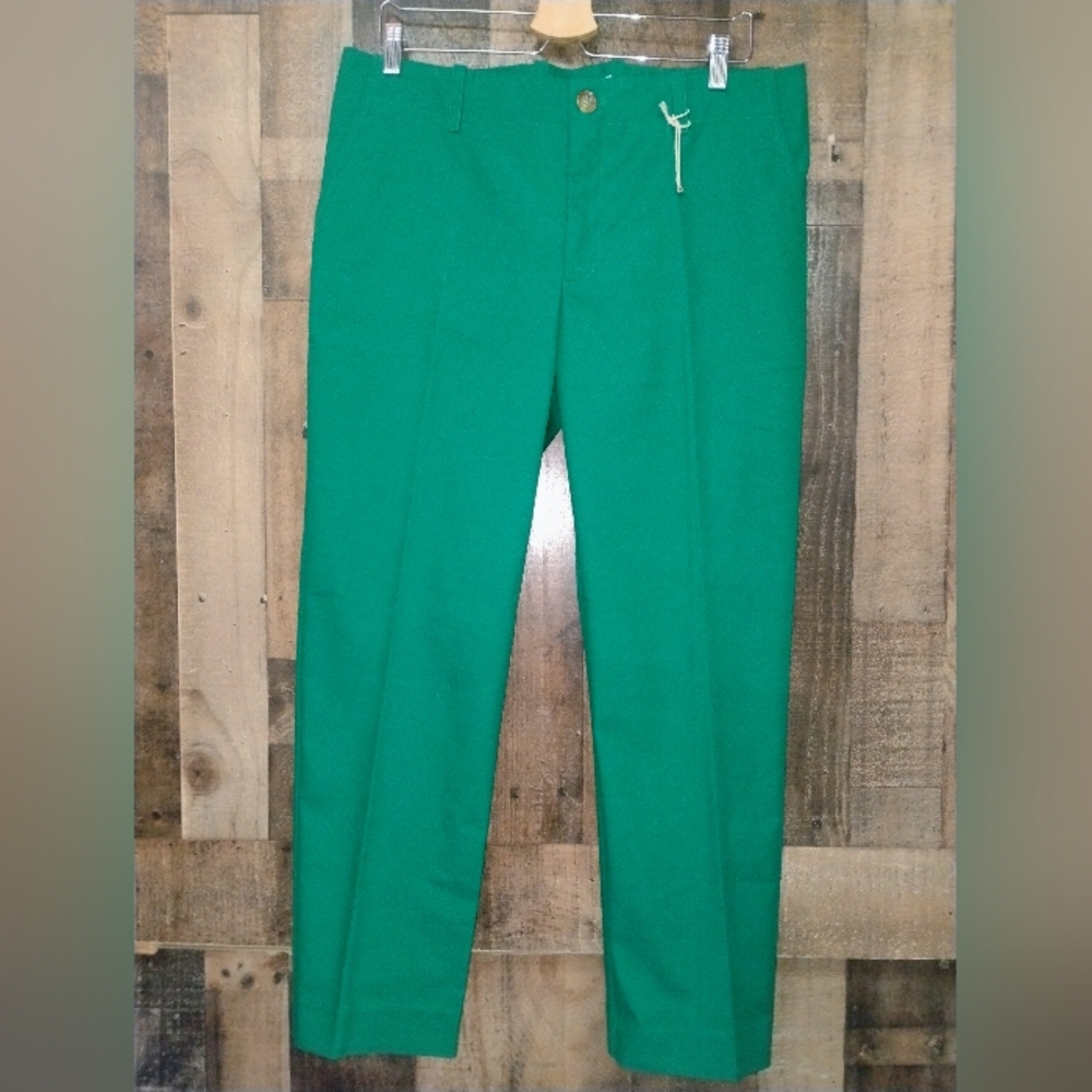 NWOT MR. TURK Green Trouser Pants Men's  Size 34 Retro